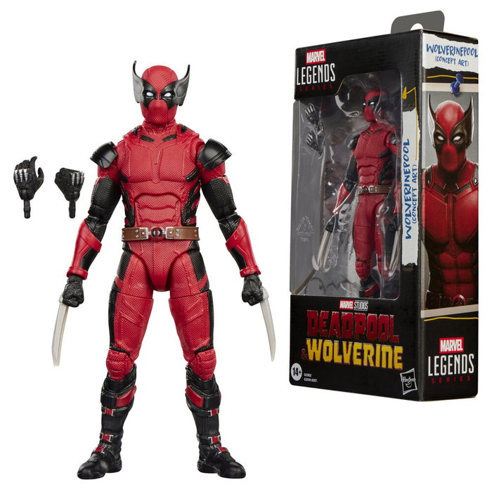 Hasbro Marvel Legends Series Wolverinepool Concept Art 15cm