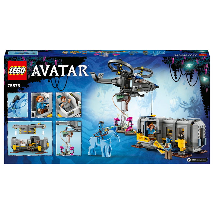 LEGO 75574 Avatar Montañas Flotantes: Sector 26 y Samson de la RDA, Juego de Construcción, 887 Piezas, a Partir de 9 Años