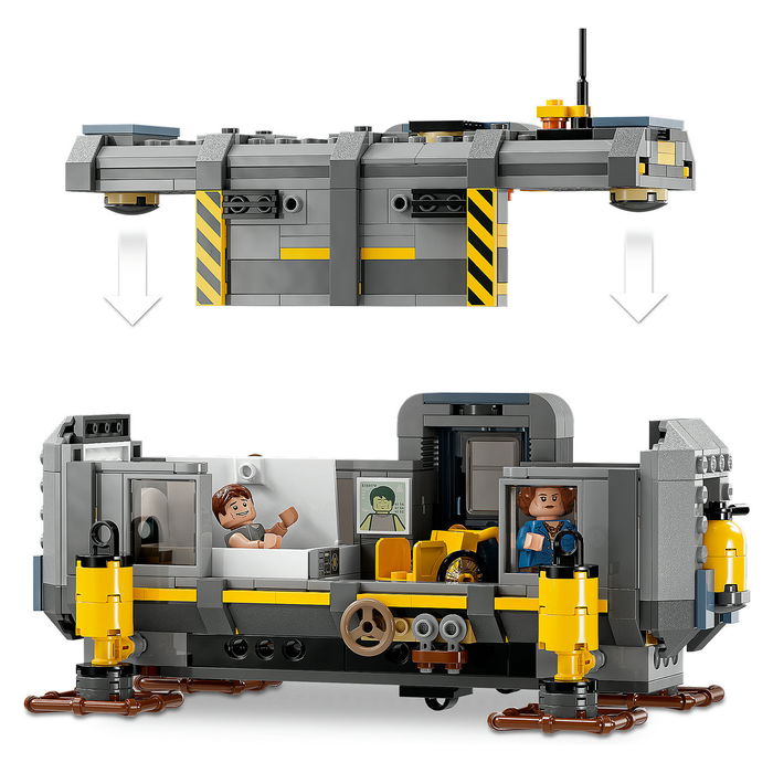 LEGO 75574 Avatar Montañas Flotantes: Sector 26 y Samson de la RDA, Juego de Construcción, 887 Piezas, a Partir de 9 Años