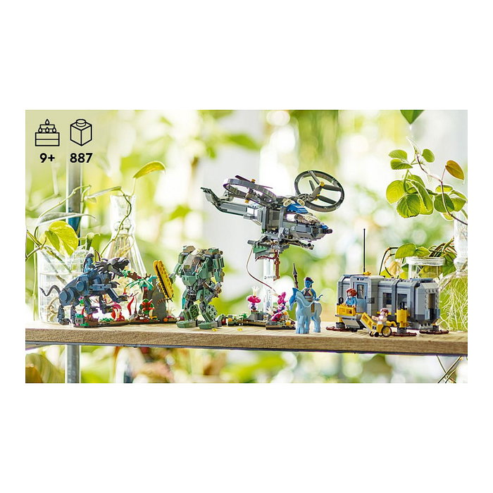 LEGO 75574 Avatar Montañas Flotantes: Sector 26 y Samson de la RDA, Juego de Construcción, 887 Piezas, a Partir de 9 Años