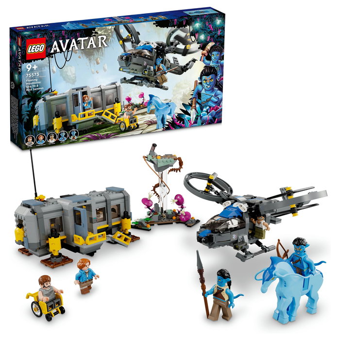 LEGO 75574 Avatar Montañas Flotantes: Sector 26 y Samson de la RDA, Juego de Construcción, 887 Piezas, a Partir de 9 Años