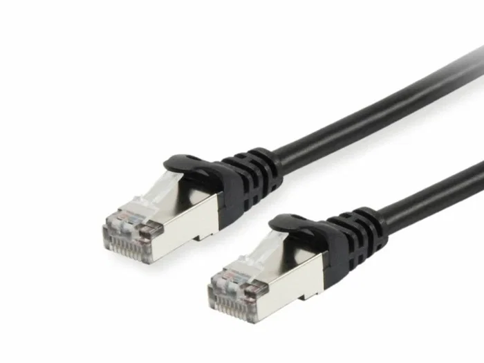 Equip 615594 Cable de Red Cat6 S/FTP 30m RJ-45 Macho a Macho, Negro, Plug and Play, PoE+ (S-STP)