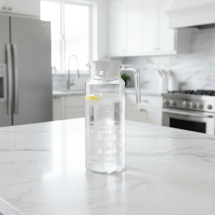 Jarra Vidrio con Tapa Cheqs Luminarc 1,3 L