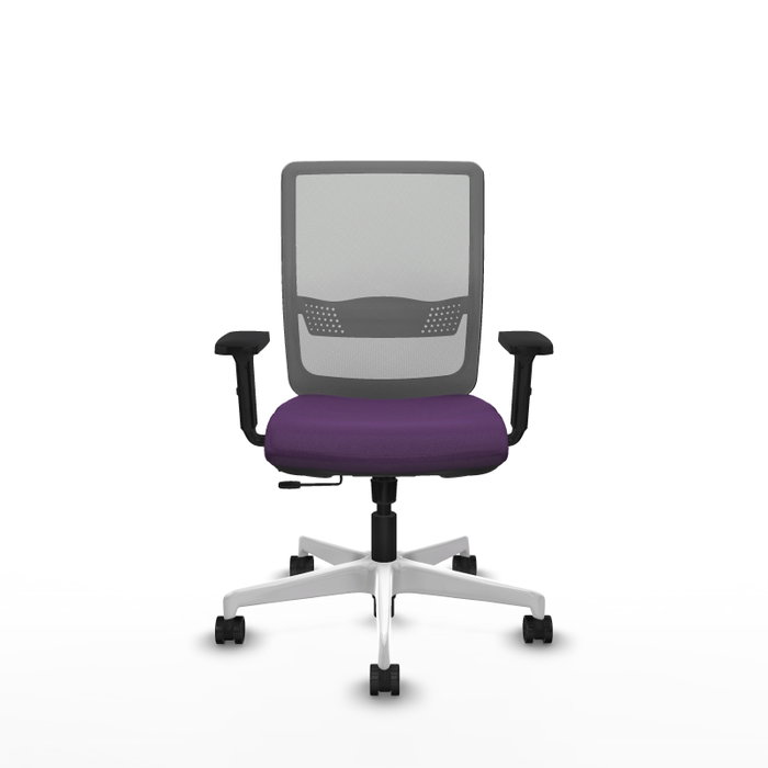 PIQUERAS Y CRESPO Silla de oficina Haches con mecanismo Sincro/Traslack Morado y Gris PIQUERAS Y CRESPO Silla de oficina Haches con mecanismo Sincro/Traslack Morado y Gris