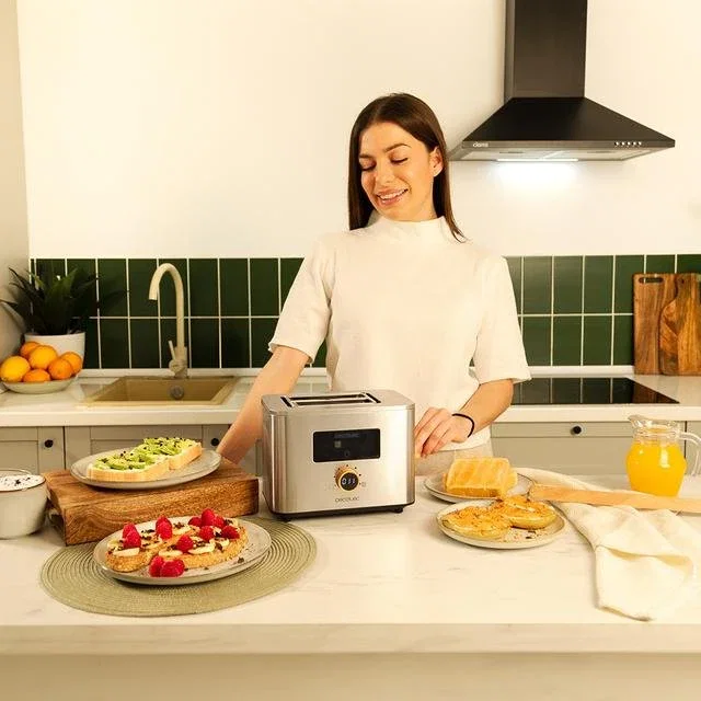 Cecotec Touch&Toast Double 950 W Acero inoxidable