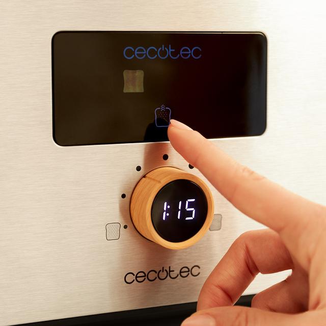 Cecotec Tostadora 04843 con Panel Táctil y 950 W en Acero Inoxidable