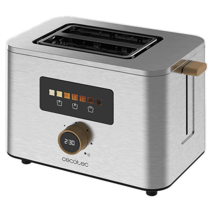 Cecotec Touch&Toast Double 950 W Acero Inoxidable Cecotec Touch&Toast Double 950 W Acero Inoxidable