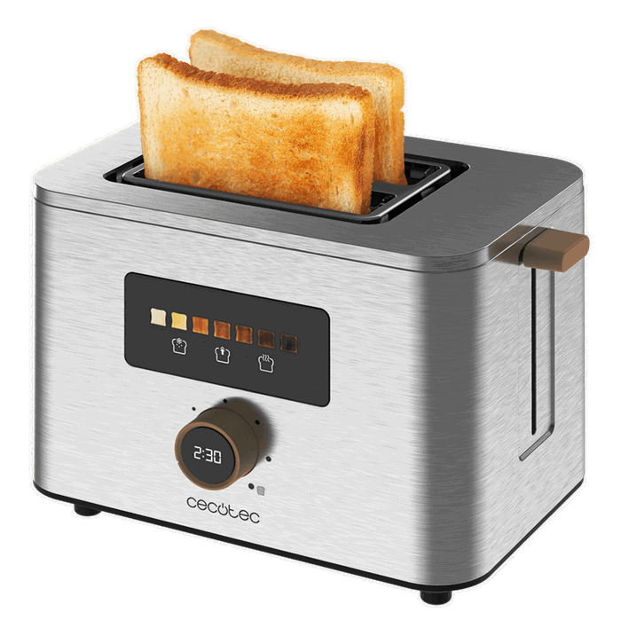 Cecotec Touch&Toast Double 950 W Acero Inoxidable Cecotec Touch&Toast Double 950 W Acero Inoxidable