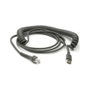 Zebra CBA-U29-C15ZBR Cable USB de 4,57 m con conector USB A