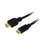 LogiLink Cable HDMI con Ethernet de estándar a mini HDMI 1,50 m negro