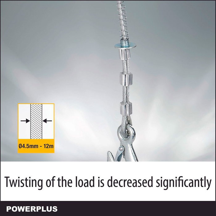 Powerplus Polipasto Eléctrico 1050 W 300/600 kg