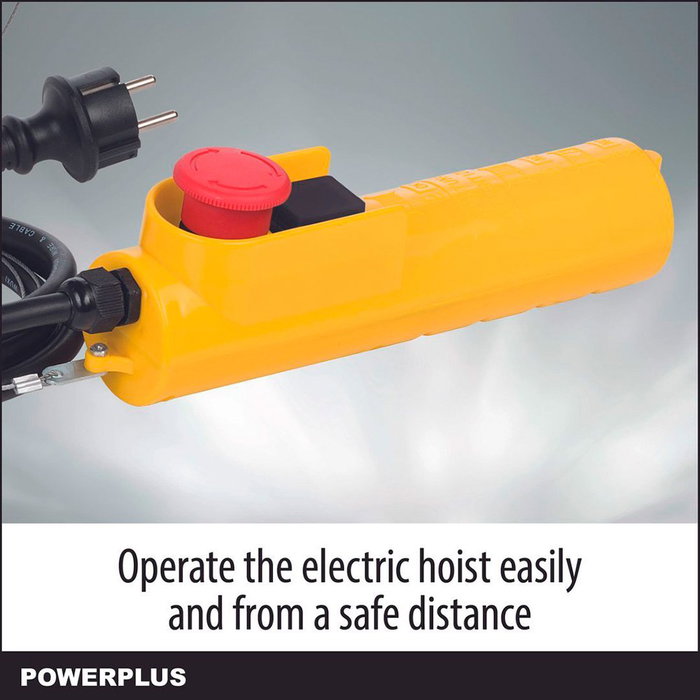 Powerplus Polipasto Eléctrico 1050 W 300/600 kg