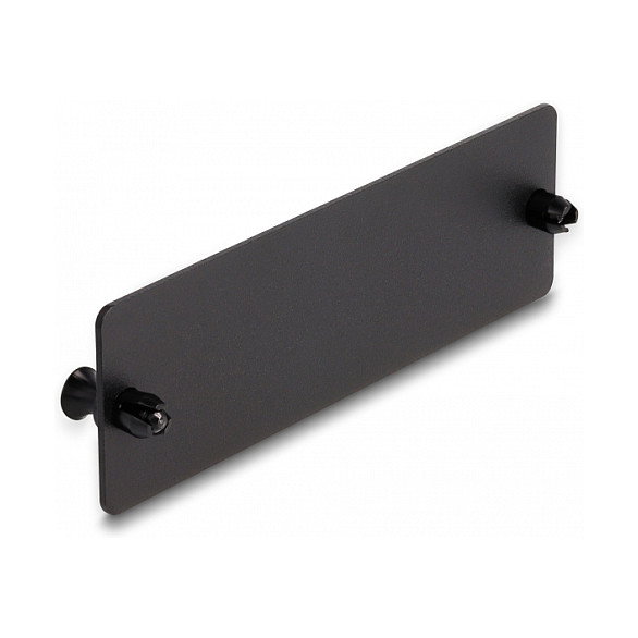 DeLOCK Panel ciego de fibra óptica negro DeLOCK Panel ciego de fibra óptica negro