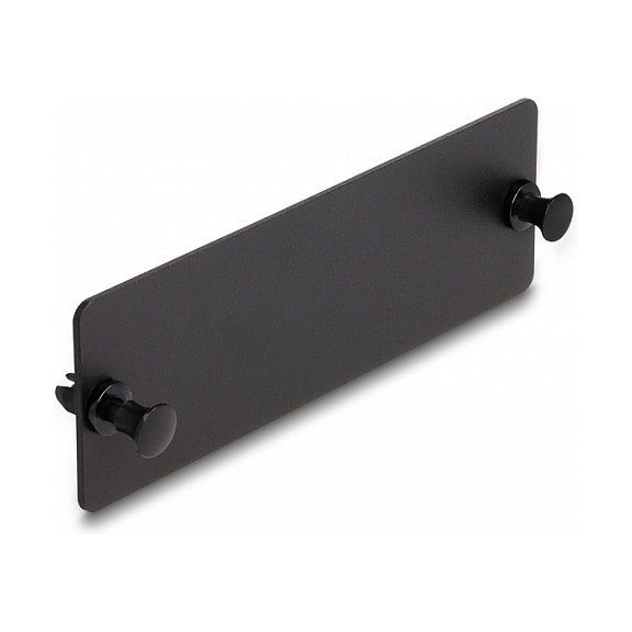 DeLOCK Panel ciego de fibra óptica negro DeLOCK Panel ciego de fibra óptica negro