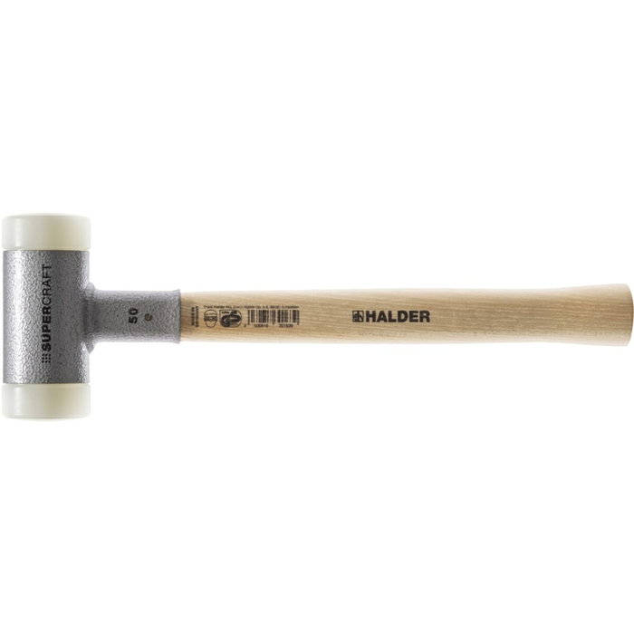 Halder Supercraft Martillo de Cara Blanda H 40 con Mango Reductor de Vibraciones