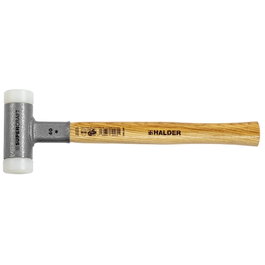 Halder Supercraft Martillo de Cara Blanda H 40 con Mango Reductor de Vibraciones