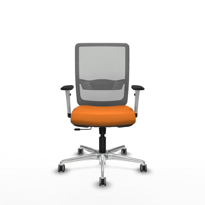 PIQUERAS Y CRESPO Silla de oficina Haches Naranja y Gris PIQUERAS Y CRESPO Silla de oficina Haches Naranja y Gris