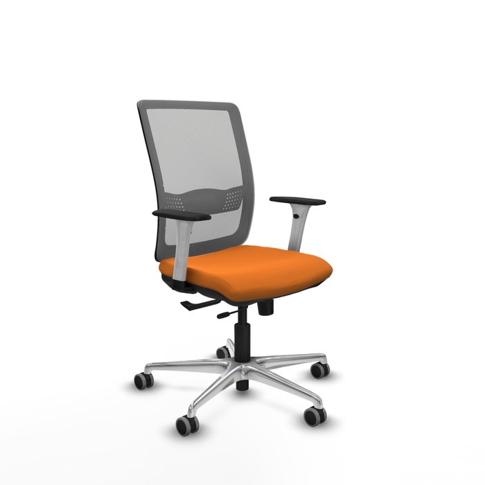 PIQUERAS Y CRESPO Silla de oficina Haches Naranja y Gris PIQUERAS Y CRESPO Silla de oficina Haches Naranja y Gris