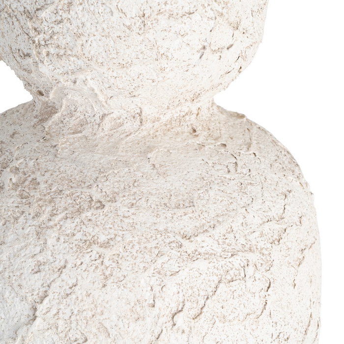 Jarrón Blanco Cerámica Decoración 31 X 31 X 80 cm