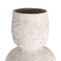 Jarrón Blanco Cerámica Decoración 31 X 31 X 80 cm