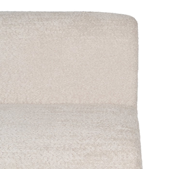 Sillón Beige Tejido Salón 60 X 90 X 63 cm