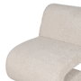 Sillón Beige Tejido Salón 60 X 90 X 63 cm