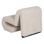 Sillón Beige Tejido Salón 60 X 90 X 63 cm
