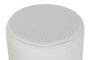 DKD Home Decor Set de 3 Reposapiés Borreguito Blanco y Negro