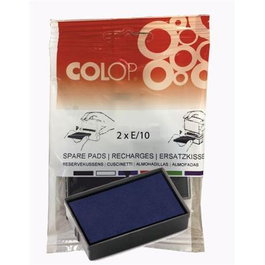 Colop Almohadilla E-10 Azul Blister -2U-