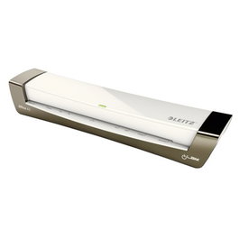 Leitz ILAM Office A3 Plastificadora con 2 Rodillos hasta 125 mc, Color Plata