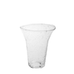 Summa Premium Bubble Vaso de Vidrio de 30 cl - 120 mm Alto x 100 mm Diámetro, Cristalería con Borde Grueso (Set de 6)