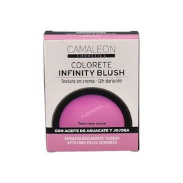 Camaleon Cosmetics Colorete Infinity Blush Rosa 3Gr Textura Crema Larga Duración Hidratante Apto Piel Sensible