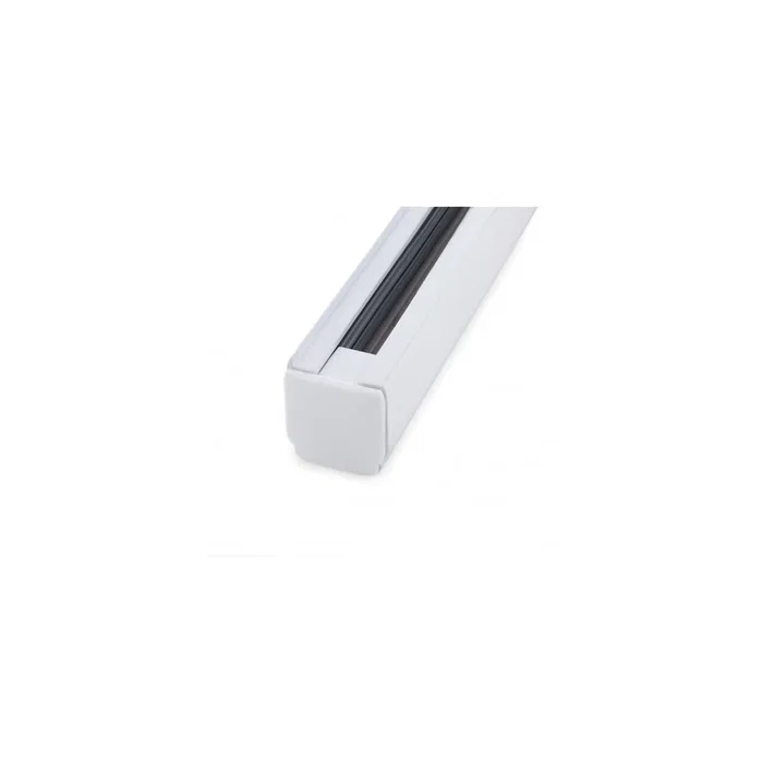 Carril Trifásico 2M Blanco para Focos de LED Perfil Aluminio