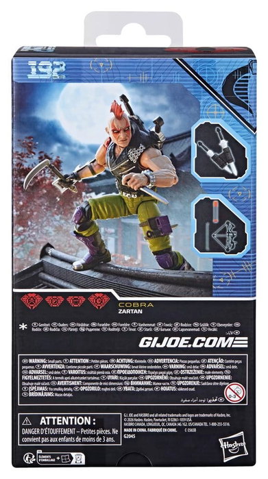 Hasbro G.I. Joe Classified Series Ninja Force Zartan 15 cm Hasbro G.I. Joe Classified Series Ninja Force Zartan 15 cm