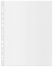 Esselte 627494 Fundas Polipropileno Multitaladro Reforzada A4 Maxi Recycle 70 Micras Transparente