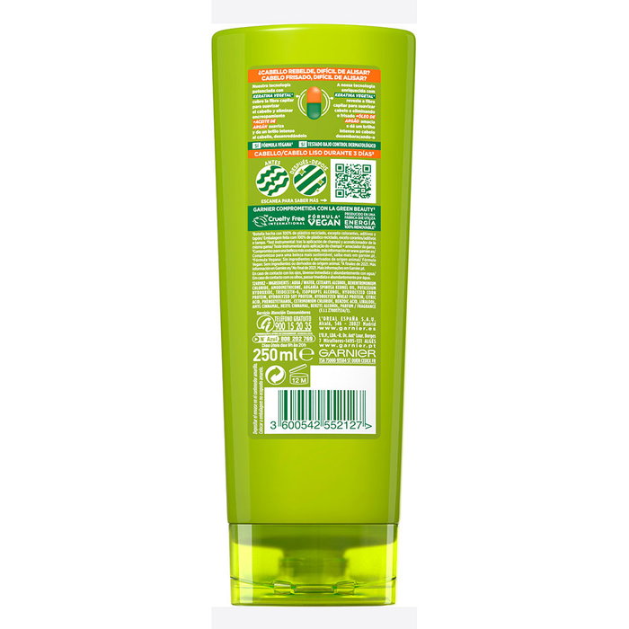 Garnier Fructis Liso & Brillo Acondicionador 250 ml (Reacondicionado)