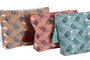 DKD Home Decor Neceser Algodón Poliéster 20x5x25 cm Surtido de 3 Unidades