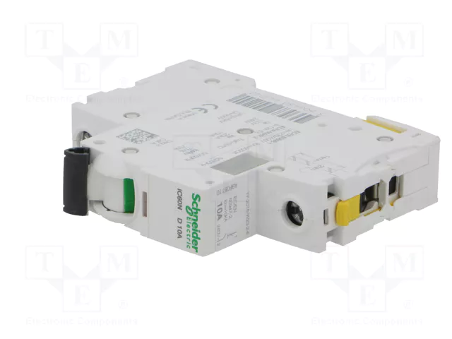 SCHNEIDER ELECTRIC iC60N Interruptor magnetotérmico 10A 1P Curva D