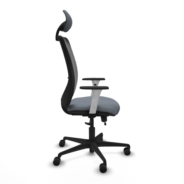 PIQUERAS Y CRESPO Silla de oficina Zulema con mecanismo Sincro/Traslack, Gris y Negro PIQUERAS Y CRESPO Silla de oficina Zulema con mecanismo Sincro/Traslack, Gris y Negro
