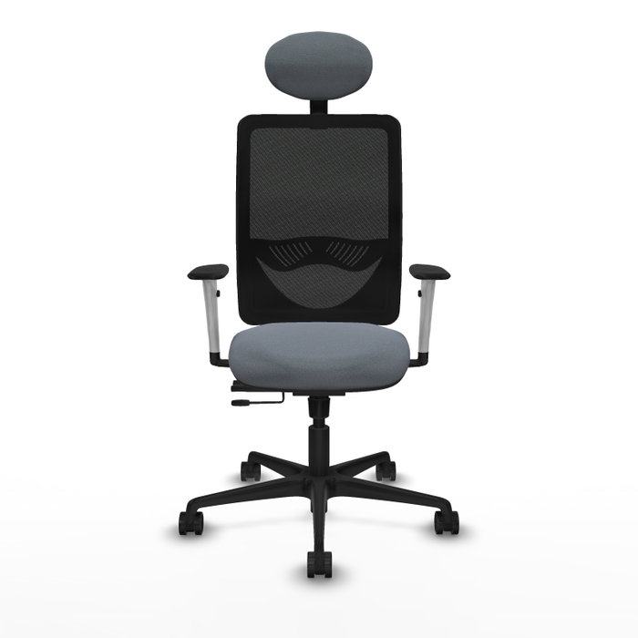 PIQUERAS Y CRESPO Silla de oficina Zulema con mecanismo Sincro/Traslack, Gris y Negro PIQUERAS Y CRESPO Silla de oficina Zulema con mecanismo Sincro/Traslack, Gris y Negro