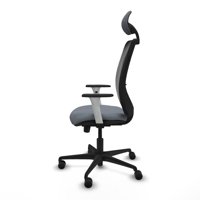 PIQUERAS Y CRESPO Silla de oficina Zulema con mecanismo Sincro/Traslack, Gris y Negro PIQUERAS Y CRESPO Silla de oficina Zulema con mecanismo Sincro/Traslack, Gris y Negro