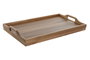 DKD Home Decor Bandeja de Acacia con Patas Natural