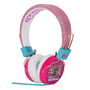 OTL TECHNOLOGIES Auriculares Teen LOL Surprise Rosa Purpurina Plegables Ajustables Compatibles con Dispositivos 3.5mm para Niños y Adultos