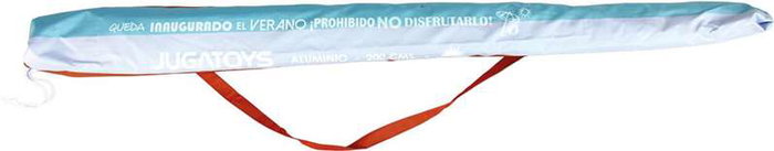 JugaToys Sombrilla Amarilla de Aluminio 200 cm