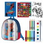 CERDÁ Set de papelería Mochila Coloreable Avengers Marvel Rosa