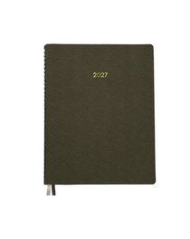 Dohe Agenda Anual 2027 Zenith Wire-O Tapa Flexible Polipiel Marrón