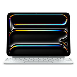 Apple Magic Keyboard Teclado para iPad Pro 11-inch (M4) - Inglés (EE. UU.) - Blanco - A2450