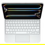 Apple Magic Keyboard Teclado para iPad Pro 11-inch (M4) - Inglés (EE. UU.) - Blanco - A2450