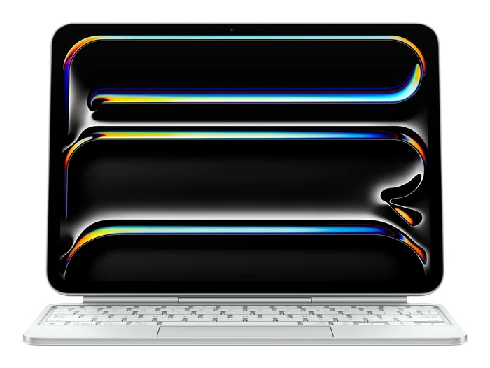Apple Magic Keyboard para iPad Pro 11 (M4) - Inglés de EE. UU. - Blanco