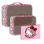 Cerdá Set de Neceser de Aseo para Viaje Hello Kitty Rojo